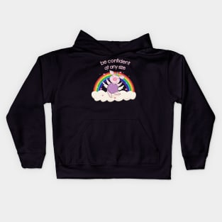 Unicorn pig Kids Hoodie